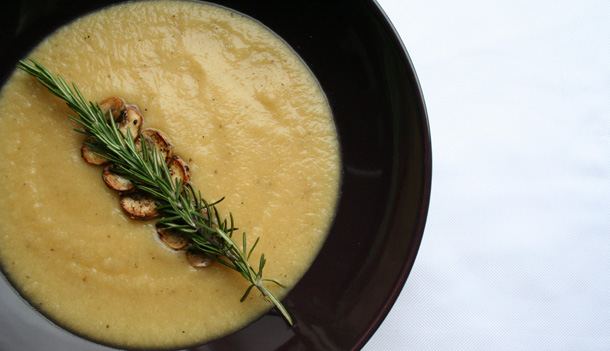 Cauliflower And Garlic Sauteed Mushrooms Potage Nautilus Plus Nautilus Plus