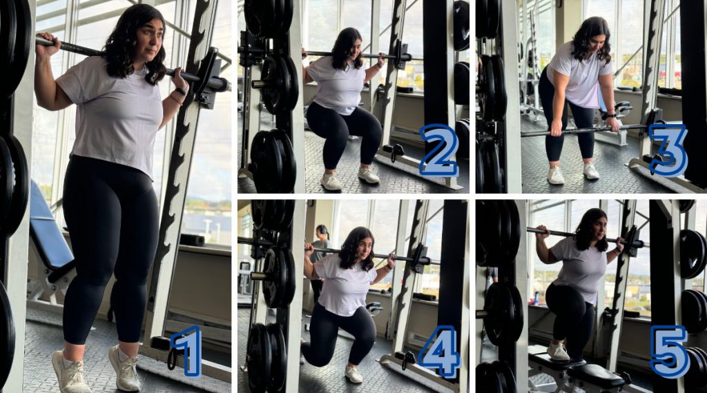 smith machine exercices bas du corps